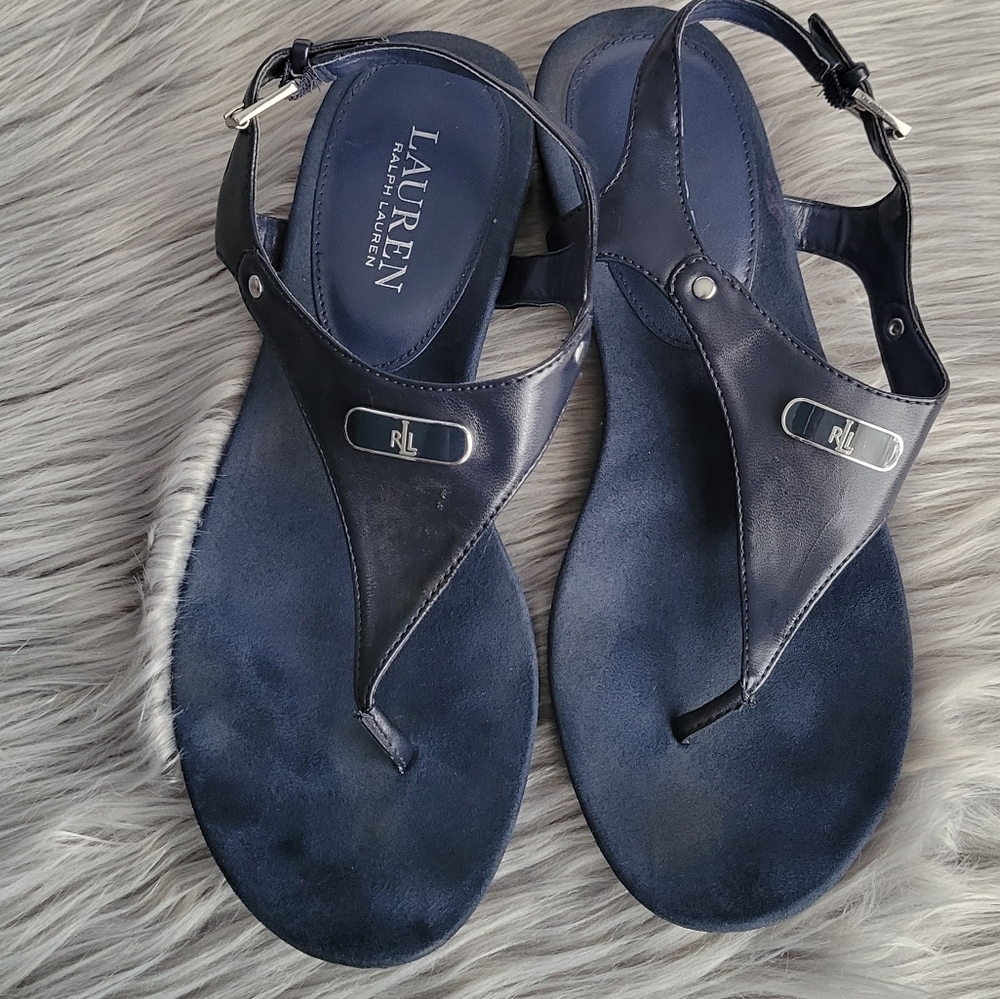 Ralph Lauren Kacy Blue Ladies Sandal